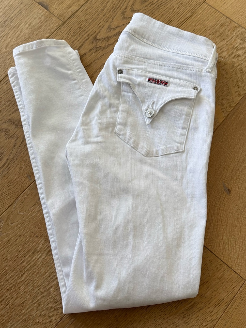 HUDSON White Women's Skinny Jeans Size 27 - Picture 7 of 8